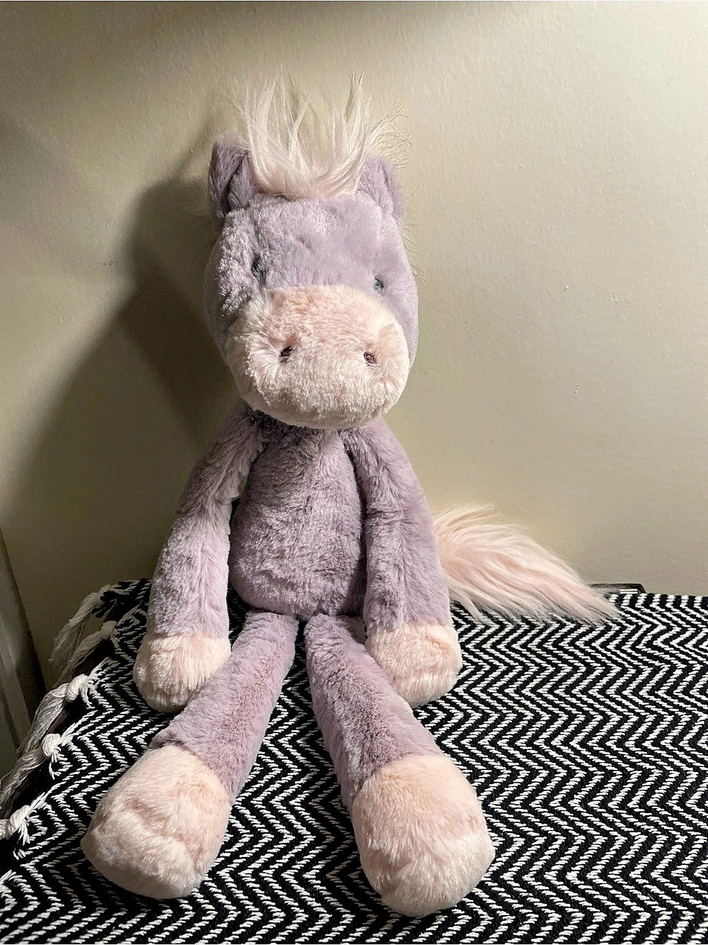 GUND Penni Pony Take-Along Friend Purple & Pink Plush Stuffed Animal Like New